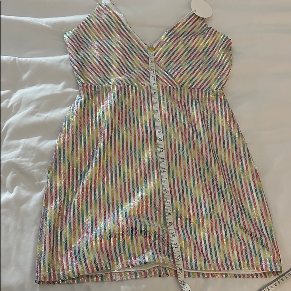 Storia Sequin Mini Dress – Size L – New With Tags – Multicolor Sparkle - Picture 10 of 10